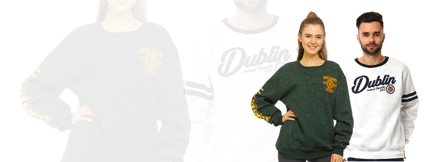 Pull à Capuche Irish Connexxion Vert Dublin - Taille S, Occasion Très Bon état, Motif Irlande